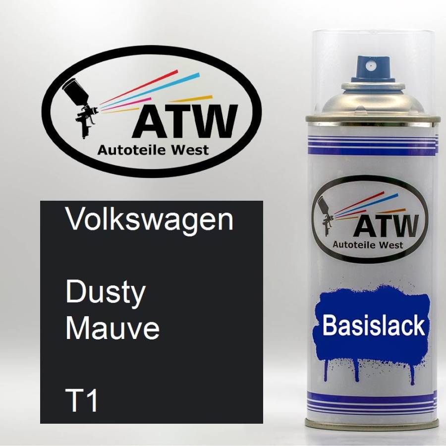 Volkswagen, Dusty Mauve, T1: 400ml Sprühdose, von ATW Autoteile West.